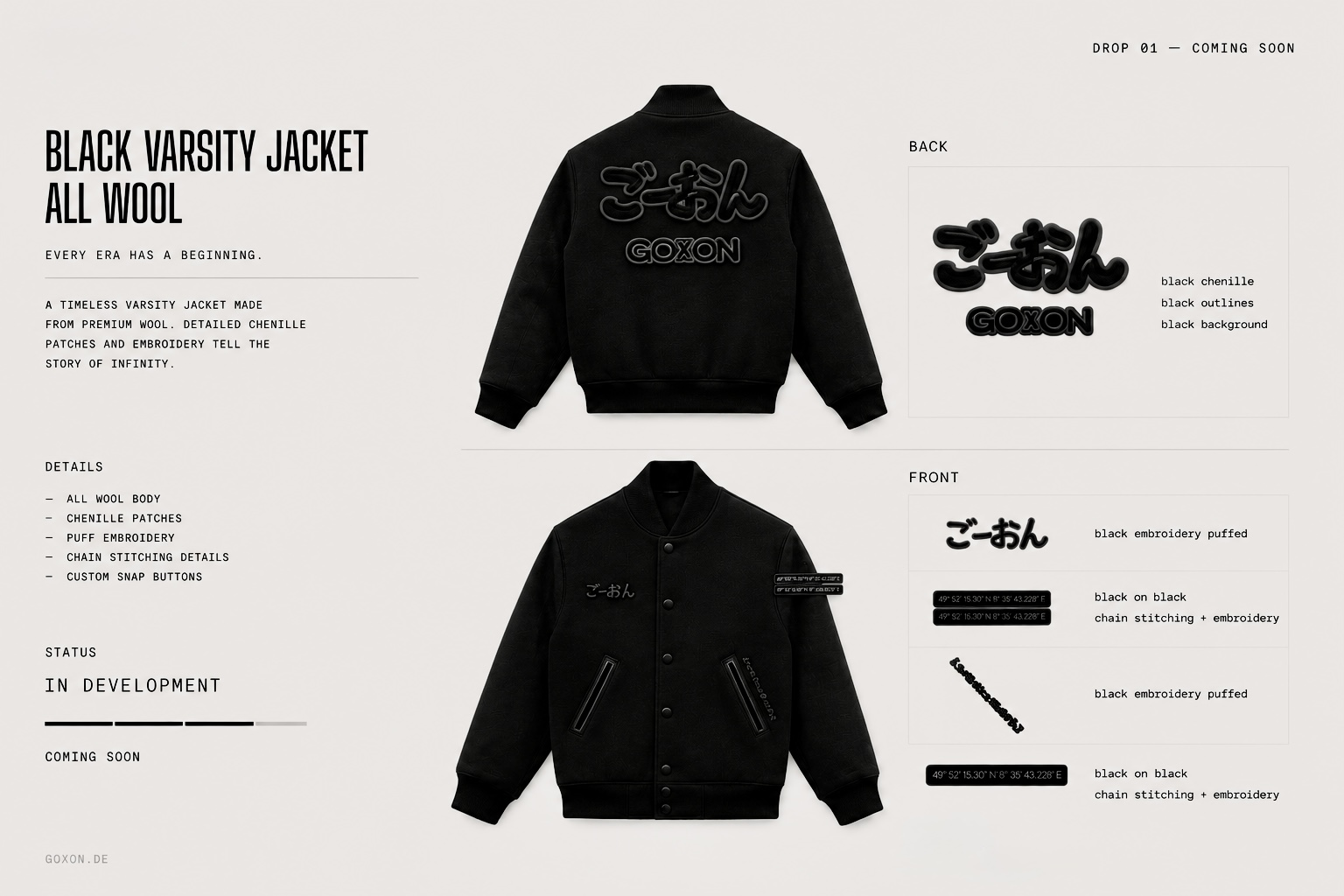 Tokyo Black — Concept